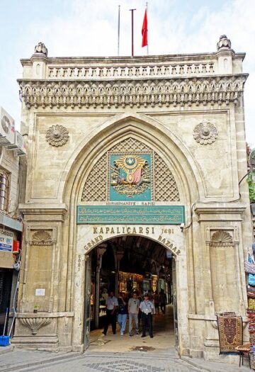 Entrada de Grand Bazaar, Estambul, Turquia