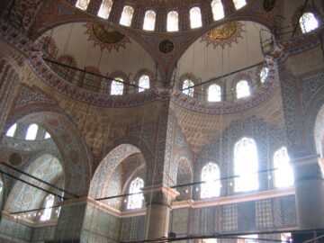 Turquie_-_Istanbul_-_Mosquee_bleue_-_interieur